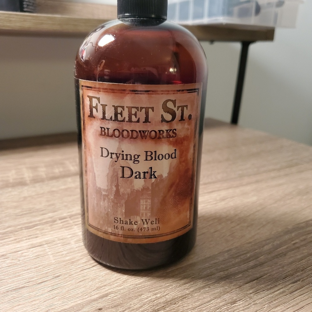 Fleet Street dark drying blood